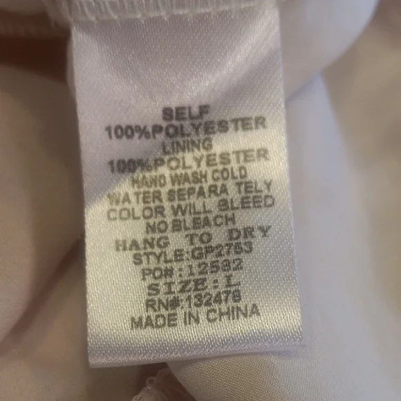 RESERVED FOR LORAINE Glam Adorable Cream Layered Romper Dress - Picture 5 of 13